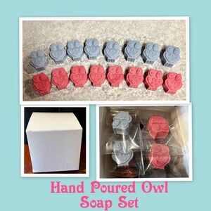 Hand Poured Owl Soap Set, Goats Milk Owl Soap
